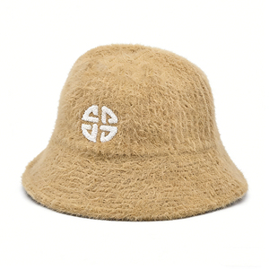 Sombrero de Pescador de Felpa Color Caqui, con Bordado 3D, Cálido para Invierno, Unisex, para Pesca, Uso Diario - Product Image 5