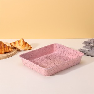 Deep Rectangular Cake Mold 11-Inch Non-Stick Carbon Steel Baking Pan Multi-Functional Portable For Home Baking - Product Image 1