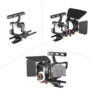 Kit de cage vidéo en alliage d'aluminium <span class=keywords><strong>C500</strong></span> pour appareil photo/caméscope, système de réalisation de films pour GH4, <span class=keywords><strong>Sony</strong></span> A7S/A7/A7R/A7RII - Product Image 5