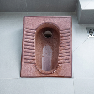 ห้องน้ำสุขภัณฑ์เซรามิกสีม่วงแดงแบบชนบท - Product Image 2