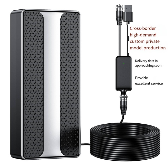 Indoor/Outdoor 4K Digital Television Antenna High Gain 28dBi Long Distance Receiving 10OMile Plastic VHF 170-230MHz UHF