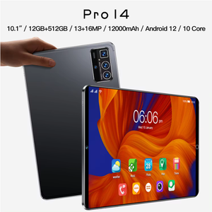 Mới Máy Tính Xách Tay 10.1 Inch Máy Tính Bảng 4G <span class=keywords><strong>Android</strong></span> Máy Tính Xách Tay Pro <span class=keywords><strong>14</strong></span> 12GB + 512GB Dual Sim Chế Đôi-Ngôn Ngữ <span class=keywords><strong>Android</strong></span> 12 Máy Tính Bảng PC - Product Image 2