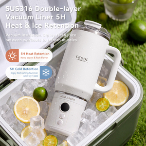 Licuadora Portátil Mini de 750 ml al por Mayor OEM, Licuadora Portátil Recargable USB de 8 Cuchillas Personalizable ODM para Exteriores - Product Image 3