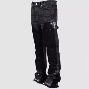 Pantalones Vaqueros de Mezclilla Elásticos para Hombre, Estilo Punk, Y2K, Biker, Bootcut, Ajustados y Acampanados - Product Image 6