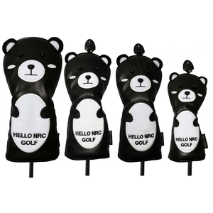 ที่ครอบหัวไม้กอล์ฟแบบปักลายหมีใบมีดปลอกไม้พัตเตอร์ - Product Image 4