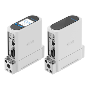   Controlador de Flujo Másico VEMD, Medidor de Flujo Másico Neumático, Válvula de Control de Flujo de Aire VEMD-L-6-60-100-D9-G14-5YMPM1-VA  8163824 - Product Image 1