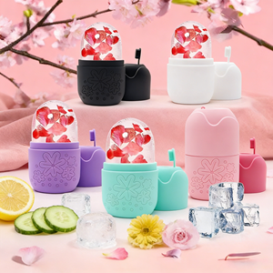 Upgraded Silicone Ice <b>Roller</b> Face Beauty Skin Care Tools Face Lifting Facial Massager Reusable Ice Mold Eyes Neck Model - Product Image 4