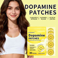 HODAF Patch à l'extrait de Rhodiola et au curcuma 5-HTP pour le soulagement du stress, le soutien du sommeil, la concentration et l'énergie