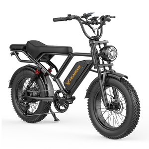 Bicicleta Eléctrica de Montaña HEADER, 20 Pulgadas, Neumáticos Anchos, Motor sin Escobillas de 48V 750W, Doble Suspensión, Bicicleta Eléctrica para Adultos - Product Image 4