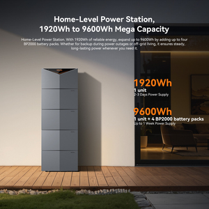 Centrale Électrique Domestique OSCAL 1920Wh à 9600Wh, Batterie LiFePO4, Système de Secours Solaire, Onduleur à Onde Sinusoïdale Pure, Contrôleur MPPT - Product Image 1