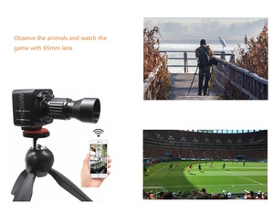 Máy ảnh mini Ống kính cố định 2 MP 65mm không dây với các ứng dụng di động để Xem Trò chơi bóng đá & quan sát động vật - Product Image 1