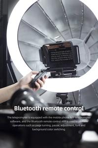 Mini-téléprompteur portable Ambitful pour enregistrement sur téléphone et appareil photo reflex numérique, avec télécommande - Product Image 4
