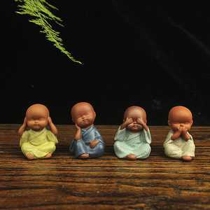 Personnalisé Résine Petit Bouddha Statue Moine Thé Pet Figurine Tathagata Inde Yoga <span class=keywords><strong>Mandala</strong></span> Action Figurines Pour La Maison Jardin Décoration - Product Image 1