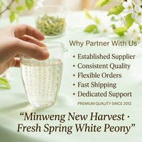 Thé blanc de pivoine OEM en vrac Bai Mudan, nouvelle récolte, qualité supérieure, arôme floral, goût doux, thé chinois en vrac, vente en gros