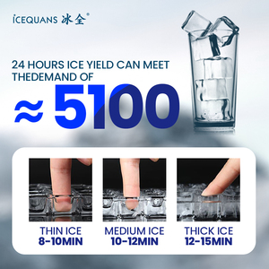 Máquina para hacer hielo, gran oferta comercial, máquina para hacer hielo en cubos de 400kg con refrigeración por aire/agua de China - Product Image 2