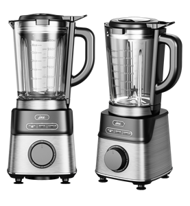 Procesador de Alimentos Eléctrico Comercial y Doméstico de 5 Velocidades, Licuadora de Mesa de Acero Inoxidable con Perilla Manual de Velocidad Variable y <span class=keywords><strong>Vaso</strong></span> de Vidrio - Product Image 1