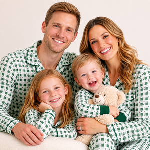 Custom Bamboo Casual Toddler <strong>Christmas</strong> Pyjamas Sustainable Baby <strong>Pajamas</strong> Friendly <strong>Family</strong> <strong>Matching</strong> Outfits Two Piece Sleepers - Product Image 4