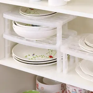 Простой стильный домашний кухонный шкаф, органайзер для хранения тарелок, сушилка для посуды, пластиковый кухонный сушильный Держатель для посуды
