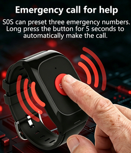 <span class=keywords><strong>Montre</strong></span> connectée GPS A6 pour personnes âgées, <span class=keywords><strong>d</strong></span>étection de chute, système de réponse aux urgences, moniteur de santé pour la maladie <span class=keywords><strong>d</strong></span>'Alzheimer, appel <span class=keywords><strong>d</strong></span>'urgence - Product Image 4