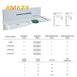 Kit de Motor Inteligente para Cortinas Tuya WiFi DIY con Riel Motorizado, Compatible con Alexa y Google Home, Juego de Cortinas Eléctricas con Control Remoto - Product Image 6