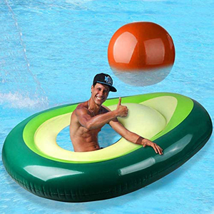 Jouets gonflables de la rivière d'avocat flottant en été pour les jeunes et les adultes - Product Image 3