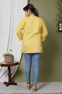 Tela de algodón de excelente calidad para mujeres Kurti para ropa étnica para ropa de boda de fabricante y exportador indio - Product Image 2