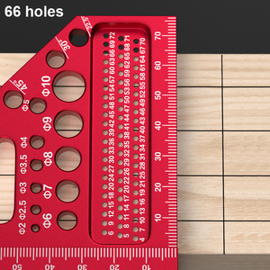 Zimmermannswinkel 3D-Mehrwinkel-Messlineal aus Aluminiumlegierung, Winkelmesser für Holzarbeiten und Zeichnungen - Product Image 4