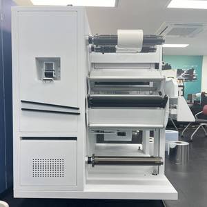 Machine d'impression d'étiquettes adhésives numérique LED laser multicolore entièrement automatique rouleau à rouleau, largeur d'impression maximale 330 mm, intégrée - Product Image 4