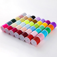 Cordon de macramé en satin tressé à la main de 0,8 mm, 100 % nylon, écologique, 110 yards, nœud chinois, fournitures de fabrication de bijoux DIY pour sacs