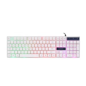 Nouveau <span class=keywords><strong>clavier</strong></span> de jeu ergonomique filaire USB à 104 touches avec rétroéclairage LED multicolore et design étanche pour les joueurs - Product Image 2