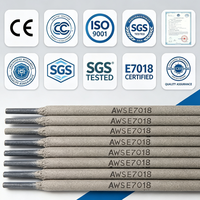 E7018 Düşük Hidrojenli Kaynak Çubuğu 2.5mm 3.2mm 4.0mm AWS A5.1 Karbon Çelik Elektrot Çelik Yapı Köprüleri için