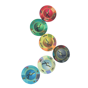 Jetons de poker personnalisés en céramique pour casino, club de poker, 10G, 39mm, avec logo privé, design <span class=keywords><strong>Tina</strong></span> - Product Image 5