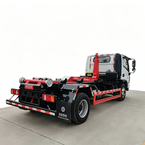 Camion poubelle municipal 4x2 à transmission manuelle, moteur diesel et boîte de vitesses, bras à crochet avec pompe, compartiment de recyclage non déchargeable - Product Image 1