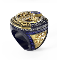 XILAI Logo personnalisé Bague de championnat Alliage Anneaux de championnat du monde de ligue de football bon marché Unisexe