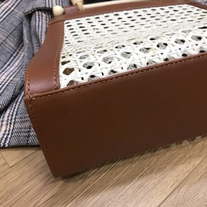 Bolso tejido a mano con correas de caña, bolso de correas, bolso de cuero de caña, bolso de verano de fábrica 2024 - Product Image 3