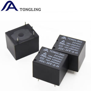 Электромагнитное силовое реле TONGLING BLUE 24В, 4 контакта, 10А, JQC-3FF-S-H, для монтажа на печатную плату, более 2 ампер - Product Image 3