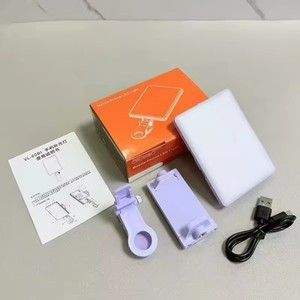 Nouveauté : Lampe LED pour téléphone 3000K-7500K, 60 mAh, à clipser, flash selfie pour vidéo - Product Image 1