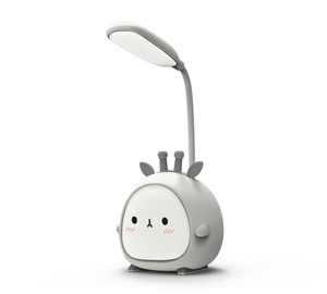 Criativo Cartoon Atmosfera Bonito Desk <span class=keywords><strong>Lamp</strong></span> Eye Protection 360 Rotação USB Carregamento Night Light Leitura Dobrável Luz Desk <span class=keywords><strong>Lamp</strong></span> - Product Image 2