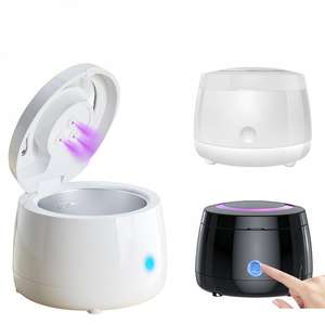 เครื่องทำความสะอาดฟันยูวีแบบพกพาที่มีประสิทธิภาพสูงสำหรับการทำความสะอาดและฆ่าเชื้อฟันปลอมและหัวแปรงสีฟัน - Product Image 1