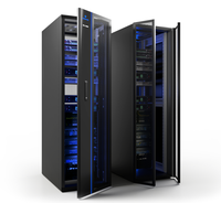 Armoire réseau OEM Kesino, nouvelle conception, 18U, 22U, 32U, 42U, rack de serveur de centre de données en acier, taille personnalisée, armoire sur pied