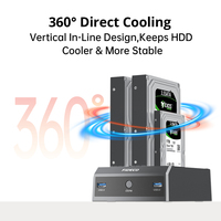 FIDECO 3 Baie 2.5 3.5 SATA vers Usb3.0 Clone Externe Tout en Un Station D'accueil HDD Clonador De Disco Duro