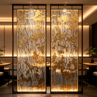 Panneau en résine PETG feuille d'argent laminé à chaud, résistant au feu, anti-âge, pliable, découpable, décoratif translucide de luxe