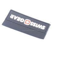 Autocollant en silicone 3D à la mode Patch en PVC en caoutchouc transparent à micro injection