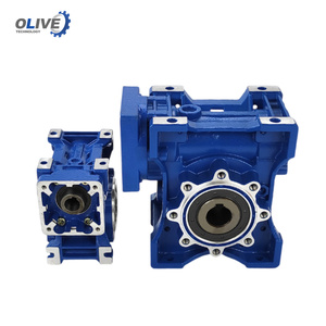 Reductor de velocidad de tornillo sin fin NMRV090 NMRV110 con relación de 5 a 100 y eficiencia del 70 al 85 por ciento para maquinaria de elevación, transporte y envasado - Product Image 1