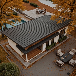 Casa di trasporto del contenitore delle ville prefabbricate di lusso ecologico di 40ft con la piccola casa modulare del bagno e della cucina - Product Image 3
