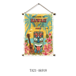 Póster de Acuarela, Decoración de Pared para el Hogar, Arte en <span class=keywords><strong>Lienzo</strong></span>, Decoración de Bar Hawaiano, Impermeable, Ecológico, Tamaño Personalizado, Letrero de Bienvenida Aloha, <span class=keywords><strong>Foto</strong></span> - Product Image 3