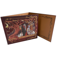 Layar Master Permainan Papan Kustom 3 Panel Lipat untuk Permainan Peran Meja