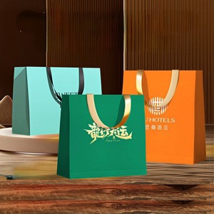 Nuevo Producto: Bolsa de Papel para Joyería, Personalizada, de Lujo, sin Línea de Cintura, con Textura, OEM, con su Propio Logotipo - Product Image 1