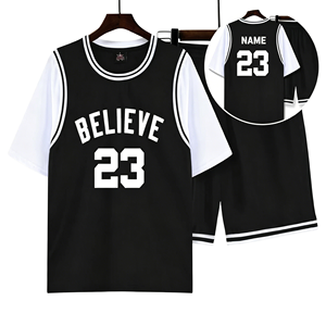 Ensembles de maillots de basket-ball personnalisés en deux pièces, uniformes pour femmes et jeunes, chemises à manches courtes - Product Image 3