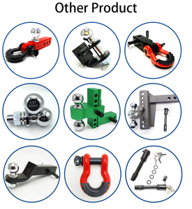 Móc kéo bằng thép carbon 2 inch với vòng D, tải trọng 45500LBS, dành cho xe Jeep, SUV địa hình, bộ dụng cụ kéo cứu hộ - Product Image 6